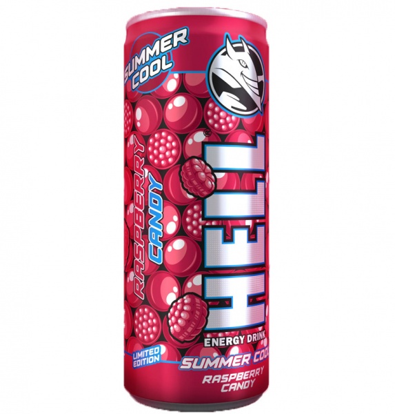 Энергетический напиток HELL Summer Cool Raspberry Candy 0,25 л 