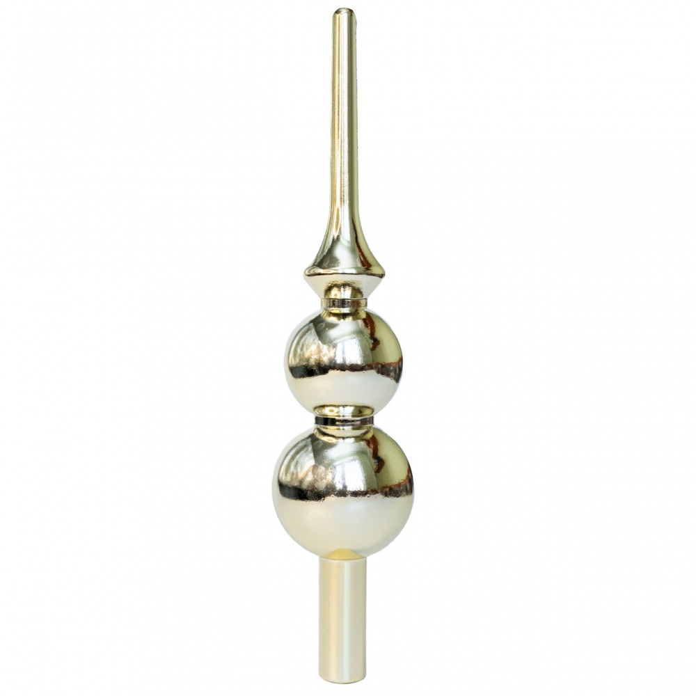 Верхівка 28 см глянцева шампань