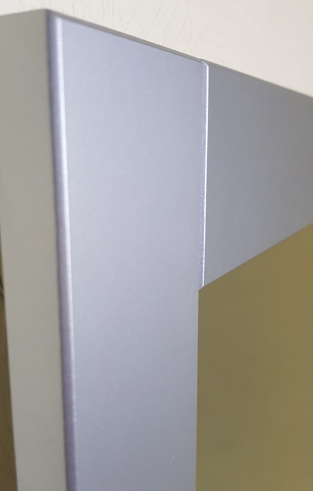 Напольное зеркало Украина МДФ ЛИРА 1640х490х40 мм алюминий