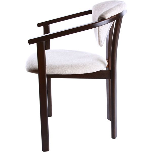 Стілець обідній РПМК Алексіс горіх темний/молочний