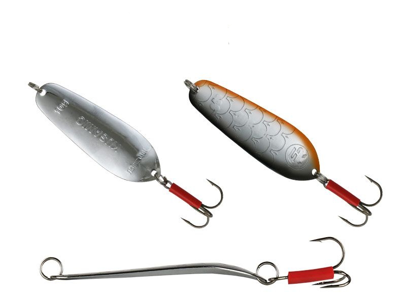 Блесна-колебалка Fishing ROI 14 г Kusamic 290, серебро с фиолетовым