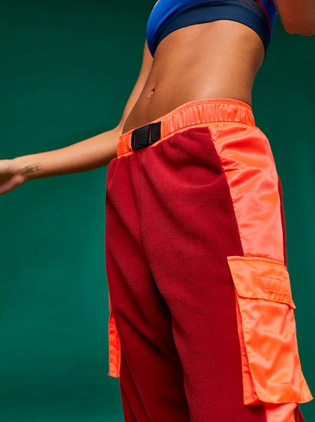 Брюки Tommy Hilfiger BLOCKED POLAR MIX PANT S10S100326607 р. XS красный