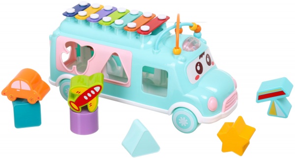 Іграшка музична-сортер Hang Wing Автобус 25х15 см HW19002578