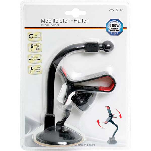 Тримач для телефона Auto Welle AW15-13 чорний