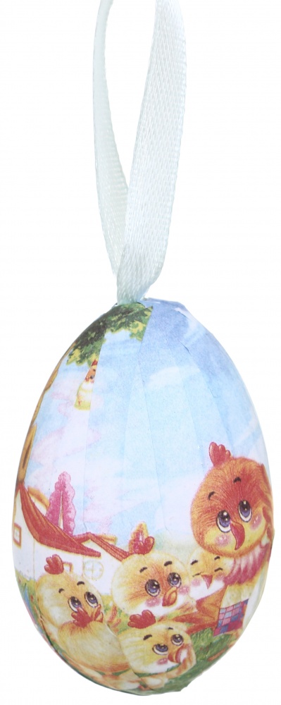 Украшение пасхальное Яйца 4х6 см в ассортименте B106-B1WX