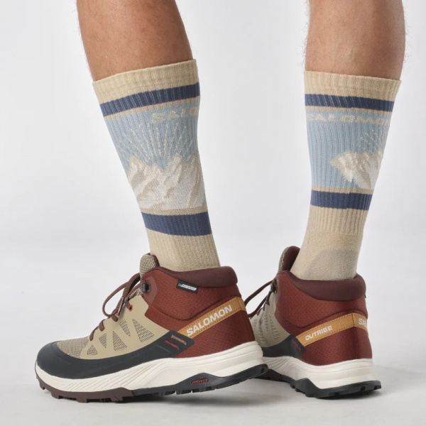 Черевики Salomon OUTRISE MID GTX L47143700 р.44 2/3 коричневий