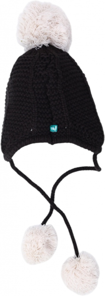 Шапка HW дитяча з мотузочками р.48-50 сірий