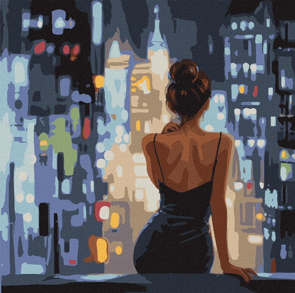 Картина по номерам Конец вечеринки ©art_selena_ua 40х40 см Ideyka