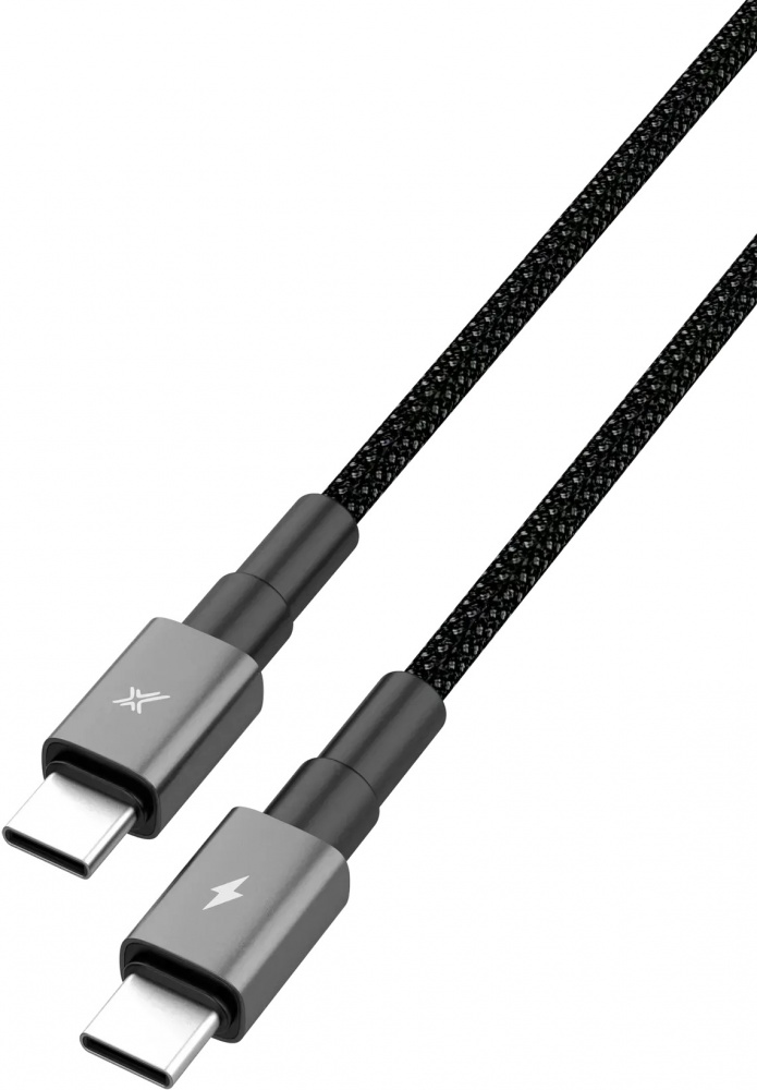 Кабель Grand-X Type-C — Type-C 1 м чорний (СС-08B)
