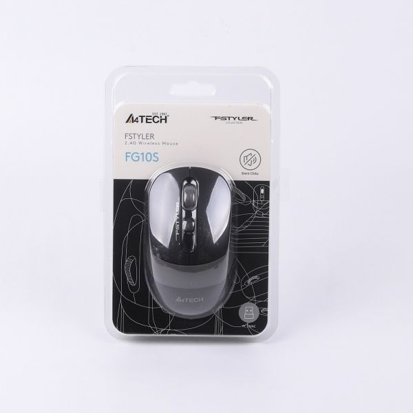 Мишка A4Tech безшумна Fstyler FG10S (Grey) 