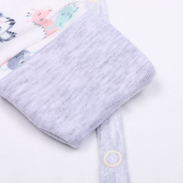 Боди детское унисекс Baby Veres Crazy Zoo р.56 мятный-2 