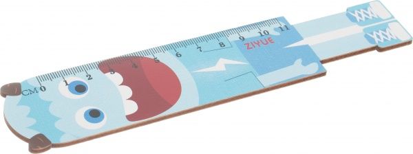 Линейка Зомби голубой 11 см