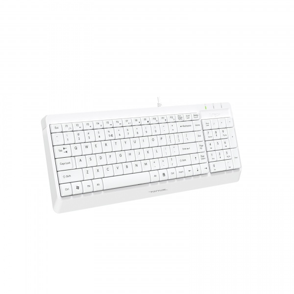 Клавиатура A4Tech FK15 (White) (FK15 (White)) Fstyler Wired Keyboard USB white 