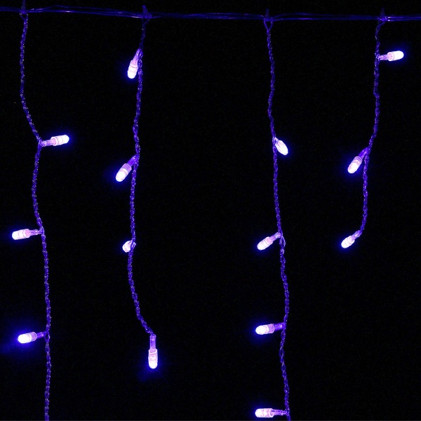 Электрогирлянда-штора Сосульки синие OIC100LSE-B-T-I4 встроенный светодиод (LED) 100 ламп 2 м 