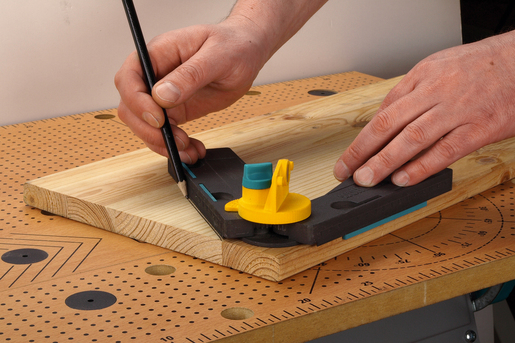 Шаблометр Wolfcraft косинець з фіксацією кута 30° - 180° 6921000