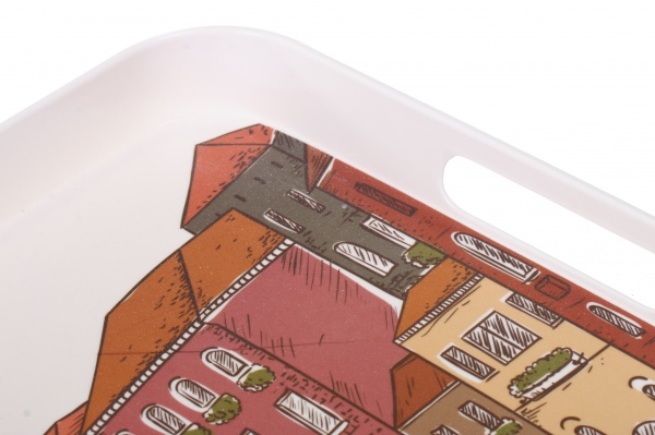 Поднос прямоугольный с ручками Venice Hygge 30,6x39,5x4 см Albayrak