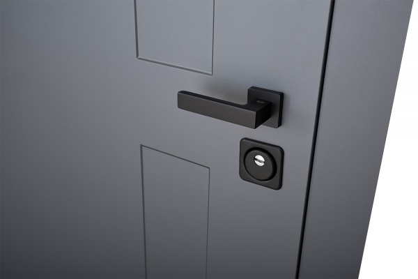 Дверь входная Abwehr MG3 (494+494) 086R(АСФ)+(СМБ) асфальт / белый супермат 2050х860 мм правая