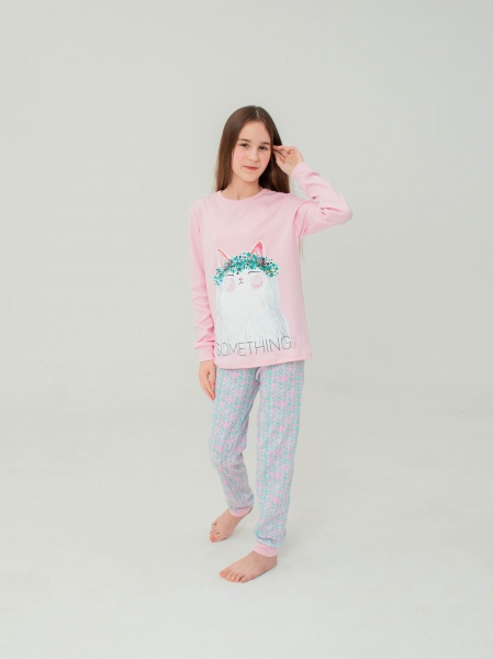 Піжама для дівчаток Smil р.152 рожевий 104726 