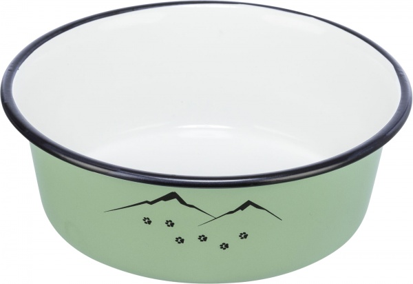 Миска Trixie для собак Брахіцефалів метал 0.9 л 17 см (25212)