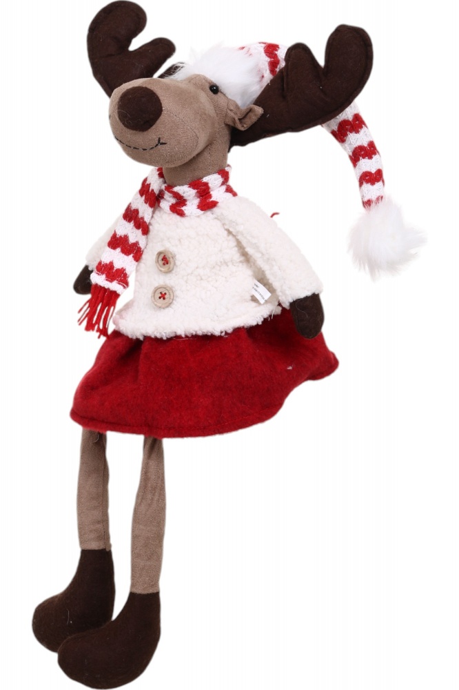 Декорация новогодняя Лось девочка что стоит LF2238031B 61 см