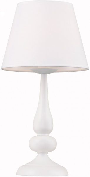 Настільна лампа декоративна Victoria Lighting 1x40 Вт E14 білий Belladonna 