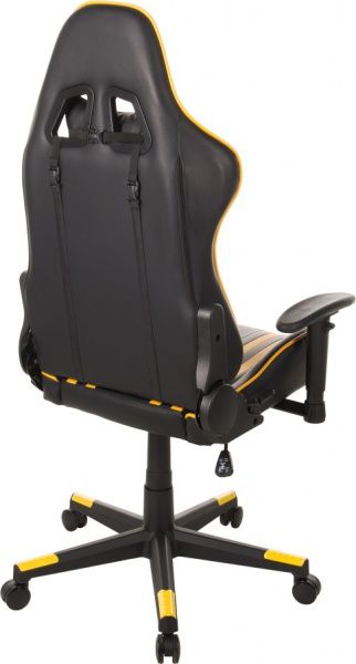 Кресло GT Racer X-2504-M черно-желтый 