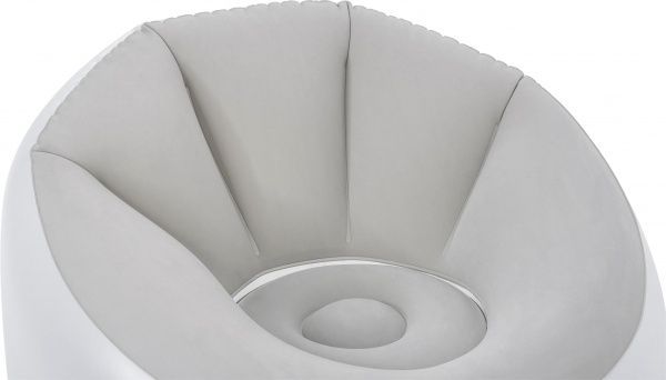 Кресло надувное Bestway Luxury 102х97 см серый