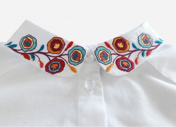 Вишиванка для дівчаток Едельвіка 229-20/09 р.122 білий 