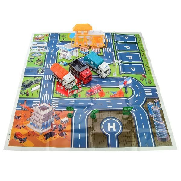 Игровой набор Паркинг и 3 машинки JW567-010