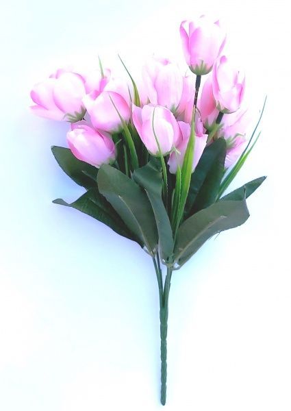 Букет из тюльпанов декоративных искусственных 7272 Цветы от королевы