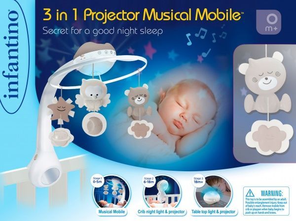 Мобіль Infantino музичний з проектором 3 в 1 004915I