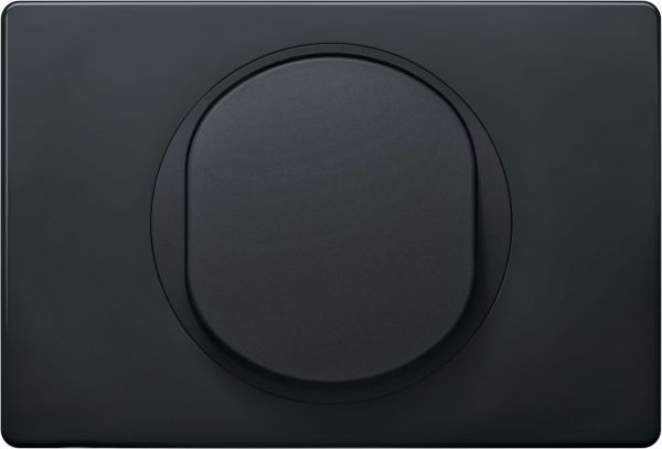 Вимикач прохідний одноклавішний Aling-Conel Eon без підсвітки 10 А 250В чорний E607.E1