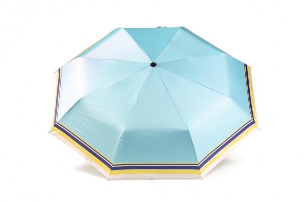 Зонт KRAGO umb-3-008 в полоску голубой 