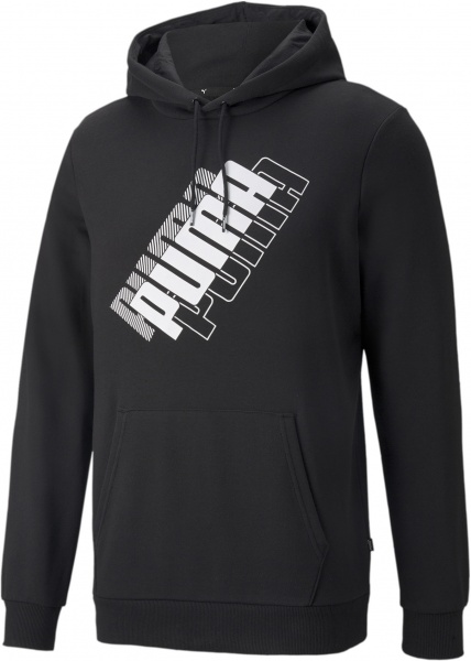 Джемпер Puma PUMA POWER Logo Hoodie 84737801 р. 2XL черный
