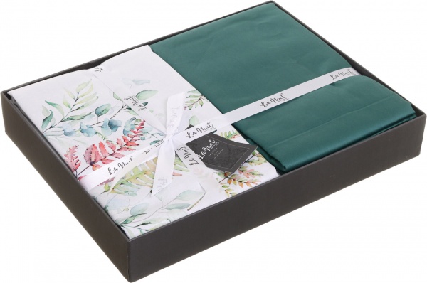 Комплект постільної білизни Palm Green 2 зелений La Nuit 