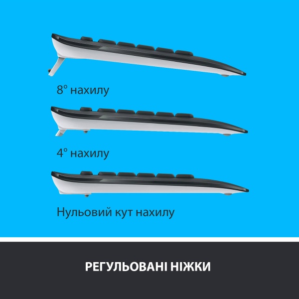 Комплект клавіатура та миша Logitech MK540 ADVANCED Wireless Keyboard and Mouse Combo (L920-008685) 