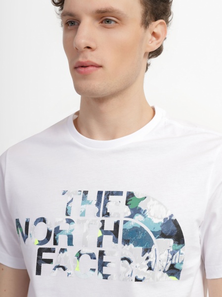 Футболка THE NORTH FACE M STANDARD SS TEE NF0A4M7XIW91 р.2XL белый