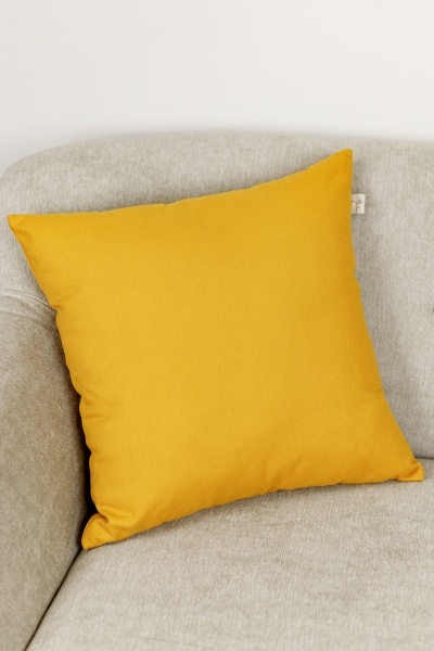 Подушка декоративная охра 45x45 см разноцветный Прованс 