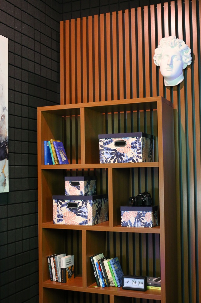 Ящик для зберігання Union CN230620-2 синій Flowers L 250x360x360 мм