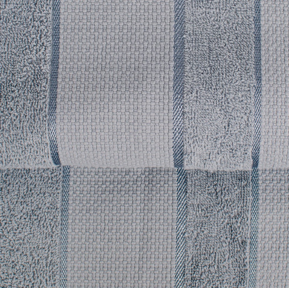 Простынь махровая 150x200 см голубой ТЕКС