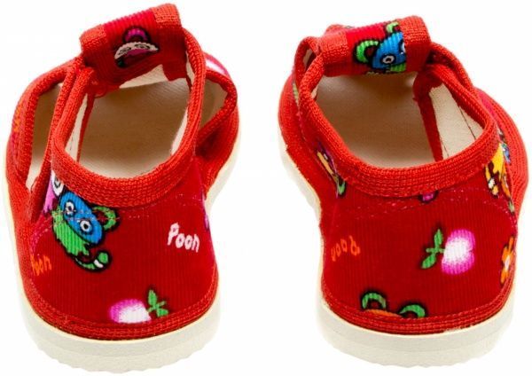 Капці для дівчаток Экотапок Сандалик новий червоні 1085 р.25,5