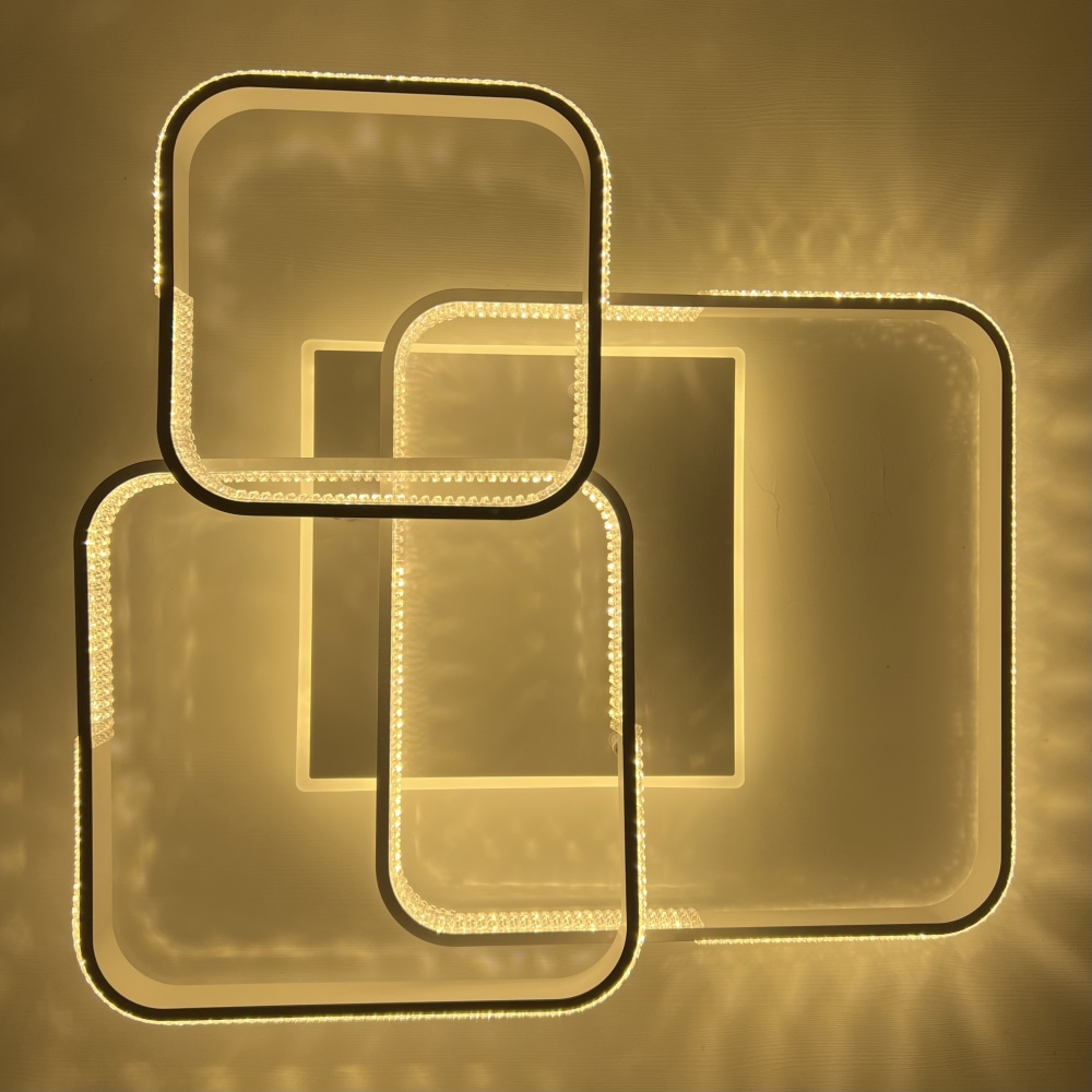 Люстра светодиодная Luminaria 130 Вт LED-модуль белый AKRILIKA SQUARE 130W 4S WHITE