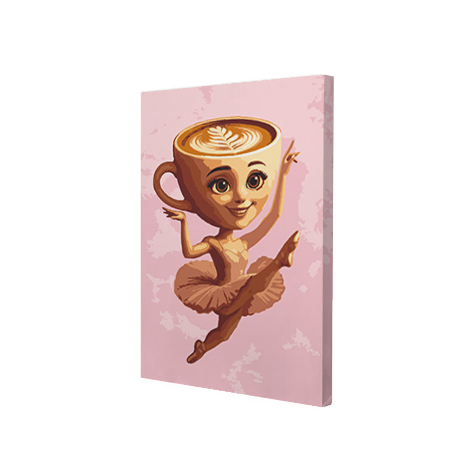 Набор для росписи по номерам Riviera Blanca Балерина Капучина 28x40 см RB-1174