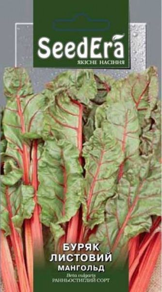 Семена Seedera свекла листовой мангольд красный 3г