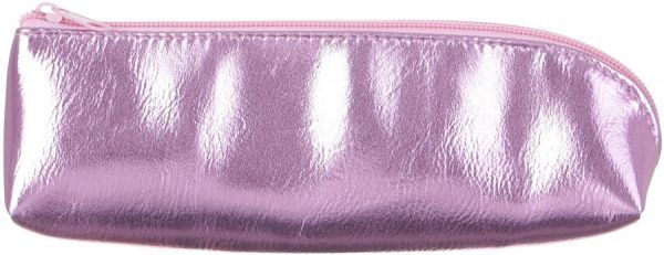 Пенал школьный зеркальный фиолетовый