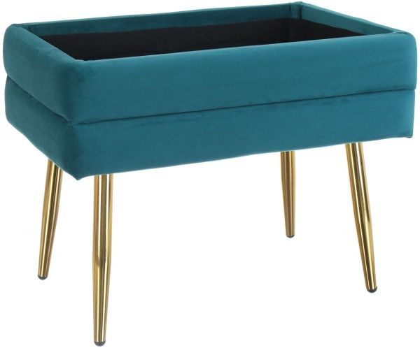 Скриня-пуф Yves 50х34,5х42см смарагд 