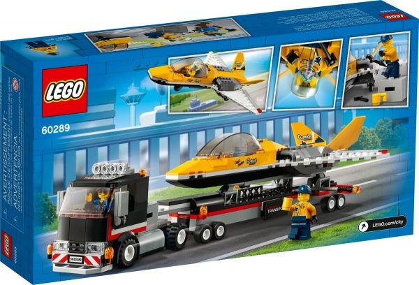 Конструктор LEGO City Транспортировка самолёта на авиашоу 60289