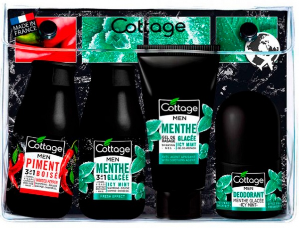 Набір подарунковий для чоловіків Cottage Men's tra 2x50 ml+2x30 ml