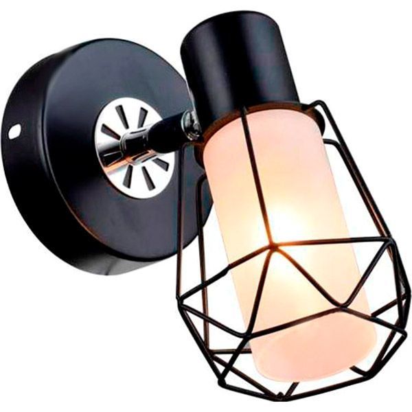 Спот Crystal Life 1x40 Вт E14 чорний 15551-1 