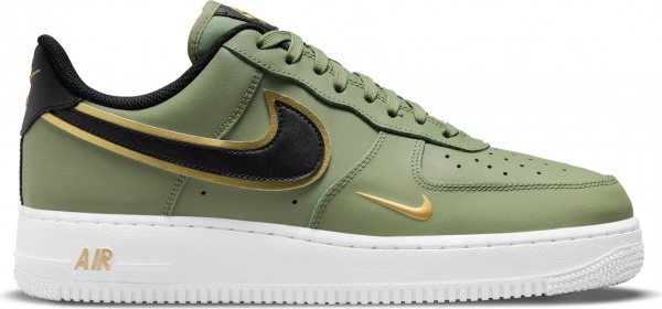 Кроссовки Nike Nike Air Force 1 '07 LV8 DA8481-300 р.US 9 черно-зелено-белый